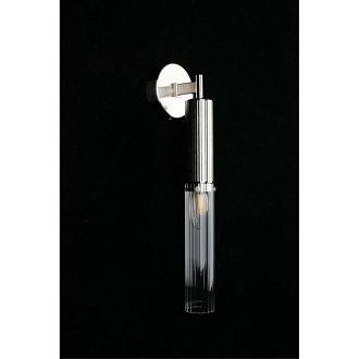Бра 10*10*43 см, 1*E14, 40W, Aployt KASIA APL.327.21.01, никель