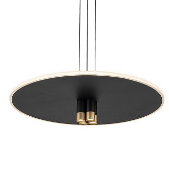Подвесной светильник 48,6*175 см, *LED*33W, 3000K, Mantra Nomada MAN8983, черный