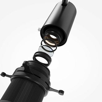 Светильник на шине 15,8*4,4*21,2 см, LED, 10W, 3000К, Maytoni Technical Gala TR108-3-10W3K-B черный