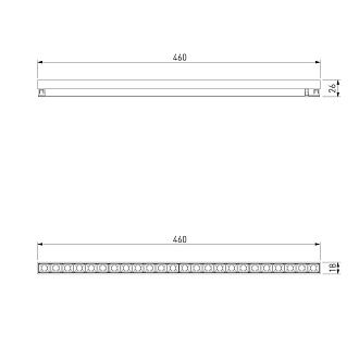 Brass Line Трековый светильник 20W 4000K латунь 85529/01 Elektrostandard Line Magnetic 4690389218750, a071850