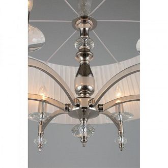 Подвесная люстра 70*70-140 см, 6*E14, 40W, Aployt Lyusi APL.711.06.06, хром