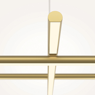 Подвесной светильник 115,6*80*312 см, LED, 80W, 3000К, Maytoni Radiance MOD278PL-L86G3K золото матовое