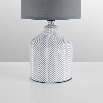 Настольная лампа 13*13*27 см, 1*E14*40W, Lumion Inina 8176/1T, серый