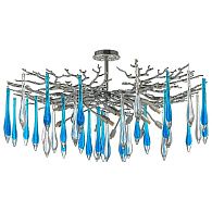 Люстра потолочная *100*55 см, 14*G9*40W, Dio D`arte Tavenna Nickel Tavenna H 1.3.100.178 N, никель