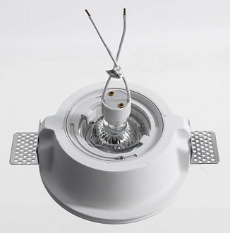 Светильник встраиваемый гипс Arte-Lamp INVISIBLE A9215PL-1WH,белый, вр 16 см