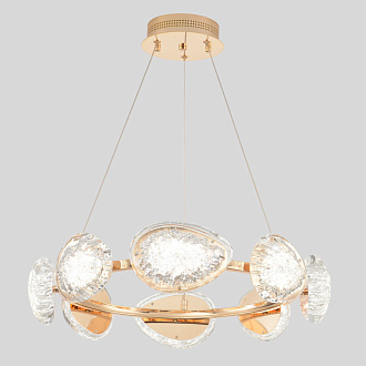 Светильник 55 см, 64W, 3000-6000K, Crystal Lux FELICIDAD SP64W LED, золото