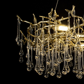 Подвесная люстра 100 см, 10*G9 золото Loft It Bijout 10068/1000 GD