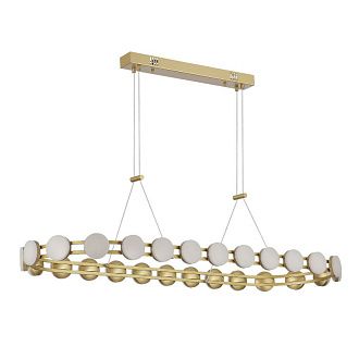 Подвесная люстра 110*42*120 см, 1*LED*50W, 4000K, ST-Luce Monro SL6610.203.26, золотой