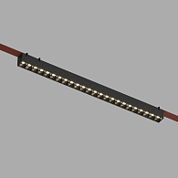 Трековый однофазный светильник 64 см, 24W, 3000K, Denkirs Belty Grill DK5573-BK, черный