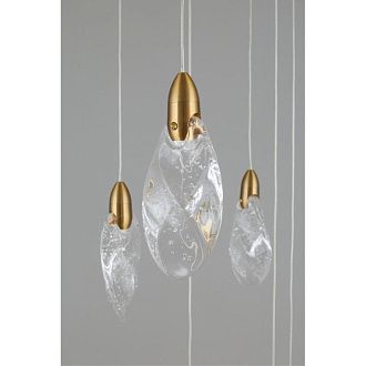 Светильник подвесной 50 см, 27W, 3500K, Aployt Julietta APL.083.06.27, латунь