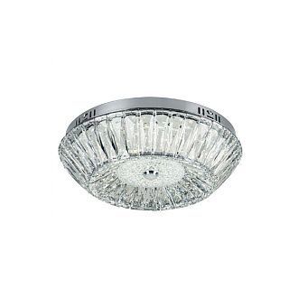 Потолочный cветильник 40 см, 72W, 3000-6000K, LED4U L1190-400 CR, хром