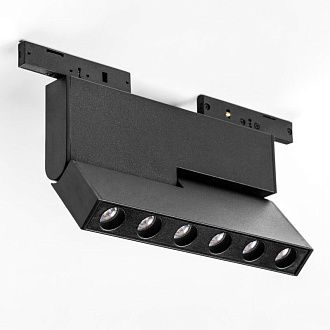 Светильник на шине 15,4*1,5*-8,9 см, *LED*6W, 3000K, Lightstar Linea 206937, черный