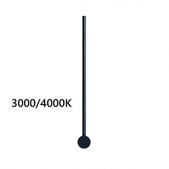 Настенный светильник 61 см, 12W, 3000-4000K, Odeon Light 4335/12WLP, черный