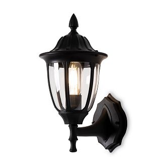 Уличное бра 21*16,3*-33 см, 1*E27*13W Voltega  VGL7305WL-01B, Черный