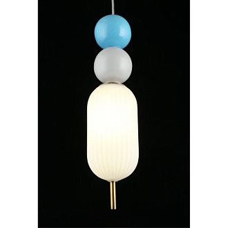 Детский светильник 10*50-150 см, G9 Aployt ROSABELLA APL.320.16.01, латунный