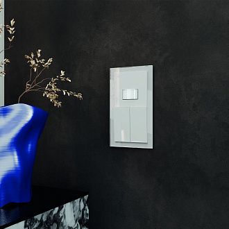 Датчик движения встраиваемый Voltum S70, белый  пластик  VLS070501