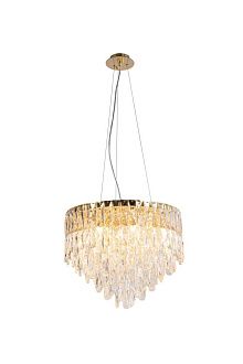 Люстра Ø450 x H380 (1500), мм, 10*40W (400W), GOLD (Золото) NewRgy 5061/10GD GOLD