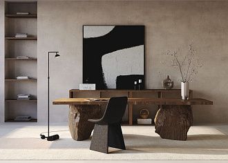 Торшер 30*24*215 см, LED*13W, 3000K, Maytoni Pikant MOD372FL-L10B3K, черный