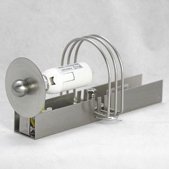 Бра настенное 6*26-26 см, 1*E14, 40W, K, Lussole Selvino LSA-7711-01, матовый никель