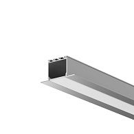 Встраиваемый с накладным фланцем профиль Maytoni Led Strip  Серебро 642001, Белый