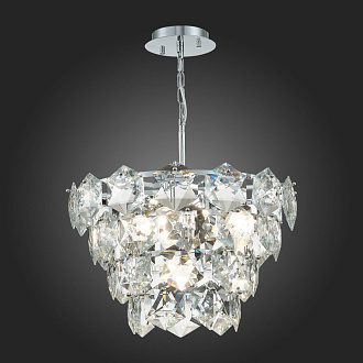Люстра подвесная 46 см, 240W, ST LUCE VITERBO SL1631.103.06 Хром