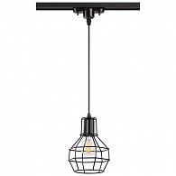 Трековый светильник Novotech Zelle 370423, черный, 19.5x15.3x15.3см, Е27, 50W