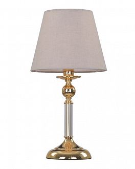 Настольная лампа 22 см, Crystal Lux CAMILA LG1 GOLD Золото