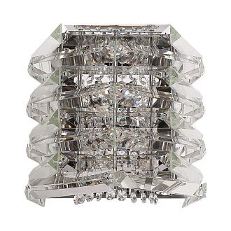 Бра *26*25 см, 2*E14*40W, ST-Luce STROZZI SL6137.101.02, никель