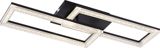 Люстра L550 x W180 x H85, мм, 60W 3000-6000K, BK (Черный) Rilon 6598-2B BK