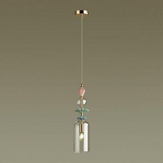 Подвесной светильник диаметр 11 см Odeon Light Bizet 4855/1 Золото