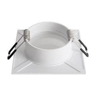 Встраиваемый светильник 8*8*-3,3 см, 1*GU10*10W Voltega  VGL7237DLB-01W1, Белый