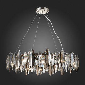 Люстра подвесная 80 см, 480W, ST LUCE ANCONA SL1227.103.12 Никель