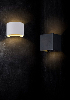 Уличное бра 6W, 3000К Maytoni Fulton O573WL-L6W, белый/матовый