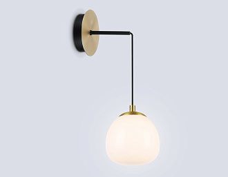 Бра со сменной лампой 13*20*40- см, 1*G9*28W, K, Ambrella Light High Light LH51005, золотой песок, черный