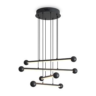 Подвесной светильник *53*20-120 см, *LED*70W, 3000-7000K, Freya Рапида/Rapida FR6215PL-L70B, Черный