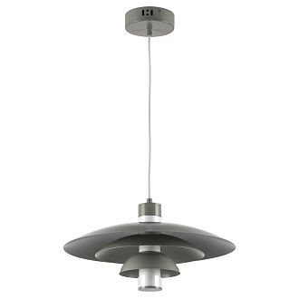 Люстра подвесная *40*21-145 см, LED*8W, 3000K, Lightstar Erbareo 799019, Серый