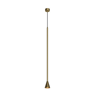 Подвесной светильник 7,5*7,5*182 см, 1*GU10, 40W, Maytoni Technical ARROW P064PL-01G-1 золотой