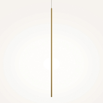 Подвесной светильник 1,7*1,7*415 см, LED, 15W, 3000К, Maytoni Halo MOD246PL-L24BSK1 латунный