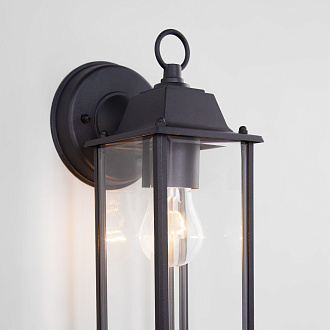 Brick черный уличный настенный светильник GL 1008D Elektrostandard