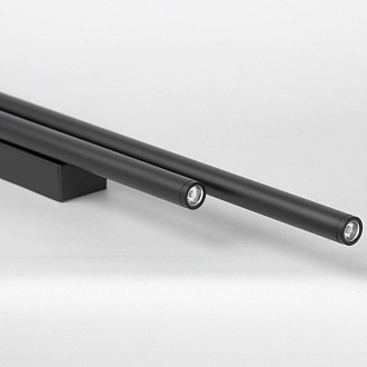 Бра настенное 5*70-70 см, 1*LED, 8W, 3000K, Lussole Bridgeport LSP-7359, черный