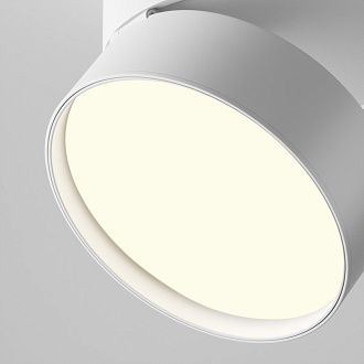 Накладной светильник 12*12*8,2 см, LED, 18W, 4000К, Maytoni Technical ONDA C024CL-18W4K-W-1 белый