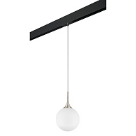Комплект с подвесом Globo для трека PRO 25*153 см, 1*E14*6W, Шампань Lightstar Globo PRO813033