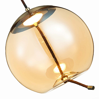 Люстра подвесная 30 см, 10W 3000K ST LUCE OZZIO SL6108.313.01 Бронза