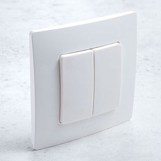 Радиовыключатель клавишный HiTE PRO LE-2 (белый) HPSW-LE2-WH-FR