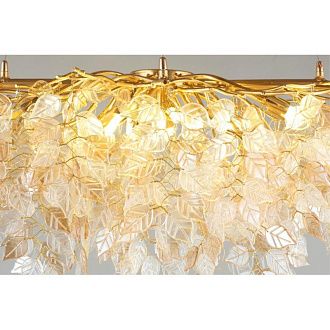 Подвесная люстра 120*60*80-150 см, 13*G9, 5W, Aployt Rochell APL.850.13.13, золотой