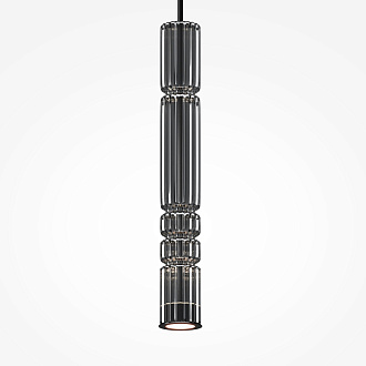 Подвесной светильник 8*8*384 см, LED, 12W, 3000К, Maytoni Ordo MOD272PL-L12B3K черный