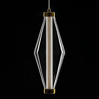 Подвесной светильник *12*45-165 см, *LED*5W, 3000K, Citilux Tanna CL253010, Латунь