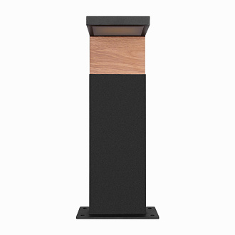 Уличный светильник 10*12 см, 1*LED*5W, 3000К Loft It 100001/400 Oak, Черный, золото
