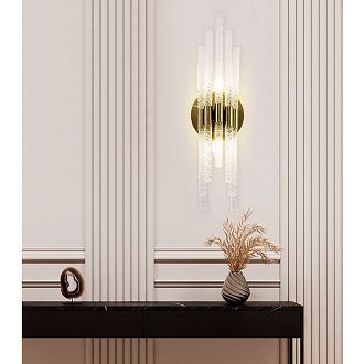 Бра 18*10*60 см, Е14 2x40W, Латунь MODELUX ML.536.02 BS