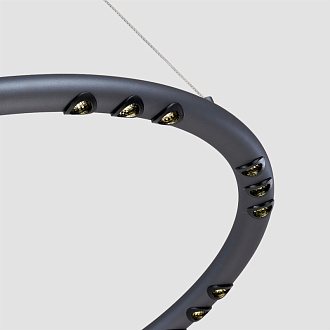 Подвесная люстра 80*167 см, 45.9W, Favourite Celler 4321-8P темно–серый